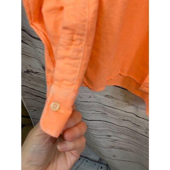 Men's Ralph Lauren Orange Long Sleeve Shirt XL - Picture 4 of 8